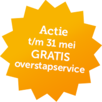 Actie t/m 31 mei: GRATIS overstapservice